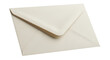 © PAPADOMUS - Elegant cream envelope isolated PNG on transparent background, stationery for invitations and greetings, blank template for graphic design