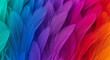 © Lilufa - A vibrant and colorful array of feathers, creating a stunning abstract background with smooth gradients and textures