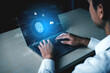 © InfiniteFlow - Biometric fingerprint identification and cybersecurity system ensuring secure access, identity verification, cloud data protection, and digital safety Vouch