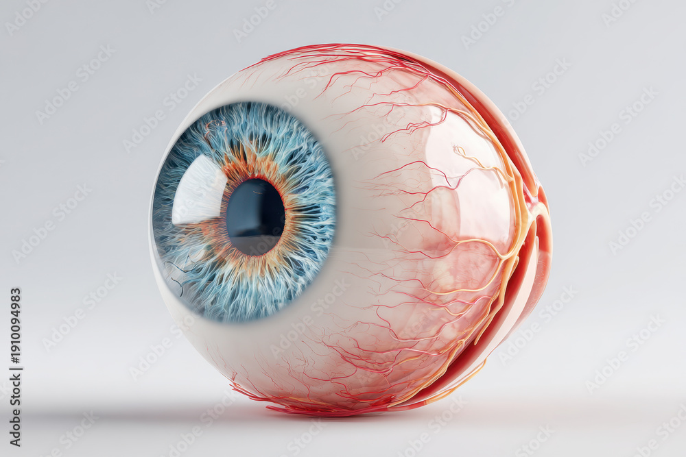 Photo Stock Understanding the Structure of the Eye Through Realistic ...