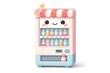 © ridho - Cute cartoon vending machine with colorful drinks and smiling face