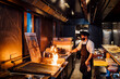 © Westend61 - Chef wearing protective face mask preparing grill in restaurant kitchen