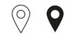 © basit - Map marker icon. simple thin line icon vector illustration pack on white