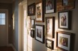 © Svetlana Lavereva - A Home Wall With Framed Family Photographs Arranged Organically
