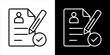 © neysArt - Enrollment Icon Sheet Black And White