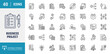 © Control New - Business project icon set. Includes Business, planning, project, startup, marketing, strategy, succes, accounting, and more. Outline icon set. Vector illustration with editable stroke