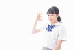 © maroke - グッドサインをする女子学生