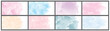© Xpartprogram - Watercolor Background. Bundle set of vector colorful watercolor backgrounds for business card or flyer template. This is watercolor splash. It is drawn by hand transparent background.