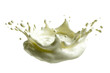 © sam - ranch dressing splash isolated on transparent background - design element cut-out object