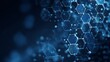 © Nasreen - Abstract hexagon pattern background representing molecular structure and genetic research, futuristic chemical engineering concept for healthcare innovation, medical science technology design and biot
