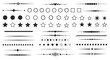 © Daily Potret - Versatile collection of elegant vector horizontal line dividers and page separators with diverse decorative shapes for graphic design projects and digital content layout