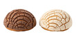 © Kleber - Two fresh concha pastries, a delicious Mexican treat