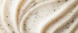 © Khawla - Vanilla Bean Creamy Texture Close-up. Creamy dessert with cookie pieces swirled into rich vanilla ice cream at a casual setting