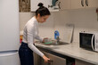 © Nelly - Daily Kitchen Routine at Home. Real Life Moments of a Young Woman