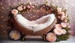 © Kari - newborn bliss chair and floral digital backdrop