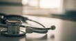 © Maubuatapa - Close-up of a stethoscope on a medical desk, doctor's tool for diagnosis