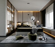 © murattellioglu - 3d render luxury hotel room interior