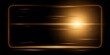 © Habibur Rahaman - A bright golden light shines within a rectangular frame creating a sense of depth and motion on a dark background