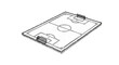 © Rahmanart - A detailed tactical board illustration with markers in slow motion for strategic planning in a sports game.