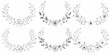 © Kabita - Floral wreaths and branches arranged in a delicate botanical composition