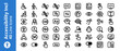 © Jannatul Wahid - Accessibility and Inclusive Design Icon Set: 40 Bold Line Vector Symbols for Universal UI, Disability Support, Web Accessibility, Braille, Sign Language, Wheelchair Access, and Assistive Tech