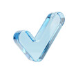 © yendisupiandi - Shiny blue checkmark symbol for approval and confirmation