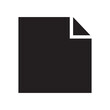 © Joyadobe - Minimalist black and white icon of a single sheet of paper.