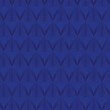 © MEHAVE HAJVERI - Seamless vector pattern featuring a repetitive geometric array of deep indigo blue pyramids with subtle shadows, creating a textured 3D illusion background.