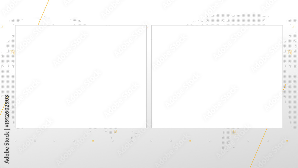 Boxing Split Screen Two box split screen for news, interviews, live broadcast, tv shows ...