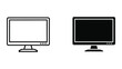 © JubayerStock - Computer monitor icon set
