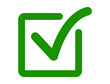 © PNG-RIVER - Green checkbox checkmark tick selection icon