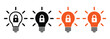 © Mizu Ahmed 1 - Patent and intellectual property icon logo set, vector illustrations representing legal protection, copyright, trademarks, invention rights, business innovation, technology branding, and professional