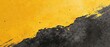 © Olesya - abstract black and yellow grunge texture with rough paint edge, industrial distressed background with cracked surface and urban street art style