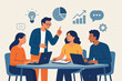 © Art by Chandon - Diverse Business Team Collaborating on Creative Strategy and Data Analytics