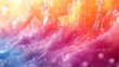 © nuraini - Vibrant colorful water splash with sparkling droplets and rainbow hues