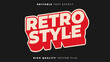 © Seven Design - Retro Style Sticker Editable Vector Text Effect