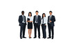 © Hikari Vector Studio - Diverse business team standing together in formal attire vector illustration