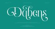 © Font - Introducing Dabens elegant typography and design logo concept