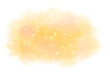 © Florencute - Magical yellow smoke effect glittering with stars with glowing particles vapor and brilliant stardust