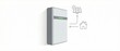 © Leo Rohmann - Energy storage unit illustrating solar power integration with home systems showcasing sustainable technology and future forward energy solutions