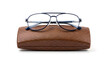 © Manthok92 - Pure leather eyeglass bag for stylish glasses storage