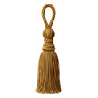 © Cahyono - Golden Braided Tassel With Rope Accent Isolated Transparent Background