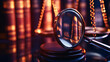 © Sahwa - Magnifying glass focus business ethics icon, Integrity law and Compliance concept