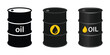 © MKIN - Oil barrel icon. Crude oil symbol. Transparent PNG and vector illustration