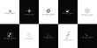 © Angkringan - Spark energy symbol illustration logo set collection with clean minimal style vector logo, representing light, ignition, and dynamic power.