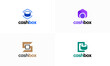 © Lucky Luck - Set of Cash Box logo designs concept vector, Safe Cash Finance Logo template