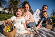 © ADDICTIVE STOCK - Family celebrating Easter during springtime