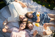 © ADDICTIVE STOCK - Family celebrating Easter together in springtime