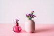 © ADDICTIVE STOCK - Minimalist floral arrangement with vases