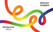 © Graphicsign - Vibrant abstract gradient background with swirling colorful curves and lines